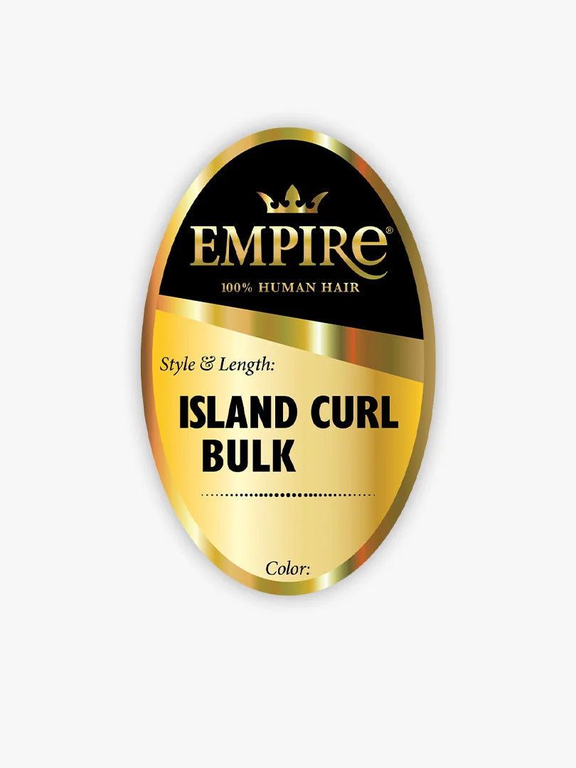 Empire Island Curl Human Bulk Hair 14, 18 & 22 Inches | 17 Colors