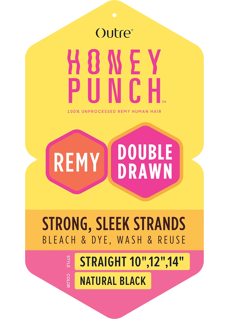 Honeypunch 100% Unprocessed Remi Straight Hair 121416 | 2 Colors