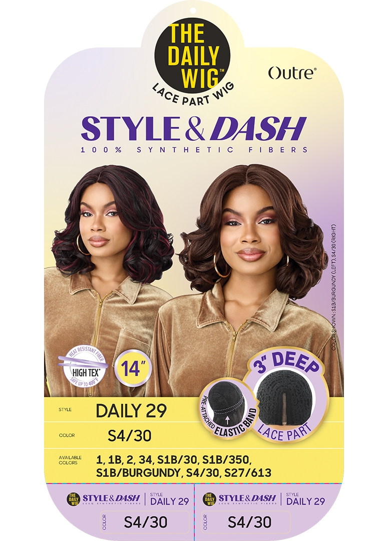 OT THE DAILY WIG - STYLE & DASH - DAILY 29 HT - Back View