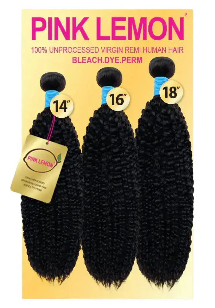 PINK LEMON BOHEMIAN CURL 3 BUNDLE DEAL