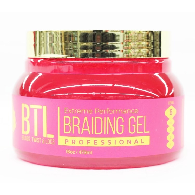 BRAIDING GEL EXTREME PERFORMANCE-PINK 16OZ BTLG01-16