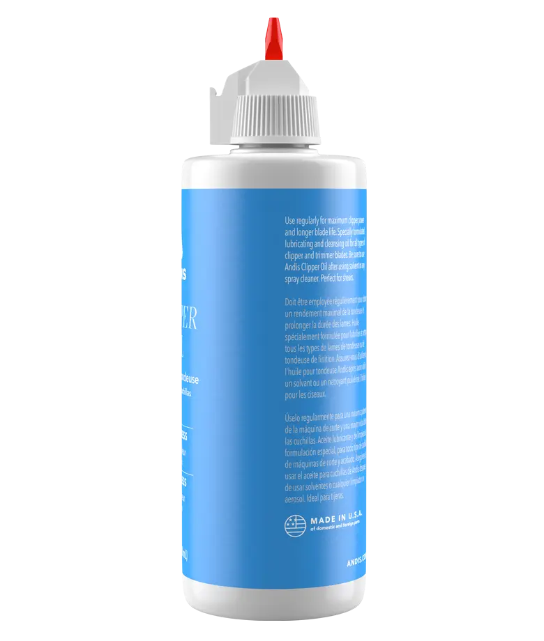 Andis Clipper Oil, 4-fl oz bottle