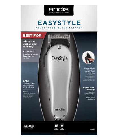 EasyStyle Adjustable Blade Clipper 7 Piece Kit