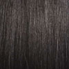 Dark brown, smooth, straight hair texture close-up for X-PRESSION BRAID-PRE STRETCHED BRAID 32 3X.