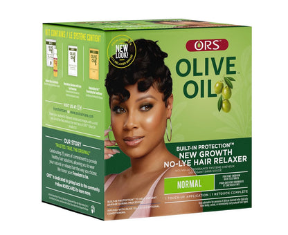 ORS Olive Oil Built In Protection New Growth No-Lye Hair Relaxer Normal Strength