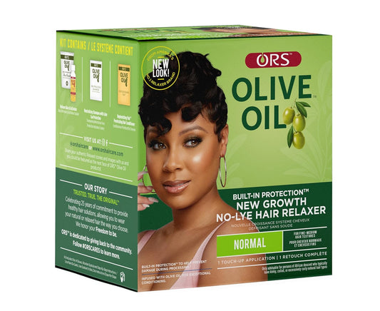 ORS Olive Oil Built In Protection New Growth No-Lye Hair Relaxer Normal Strength