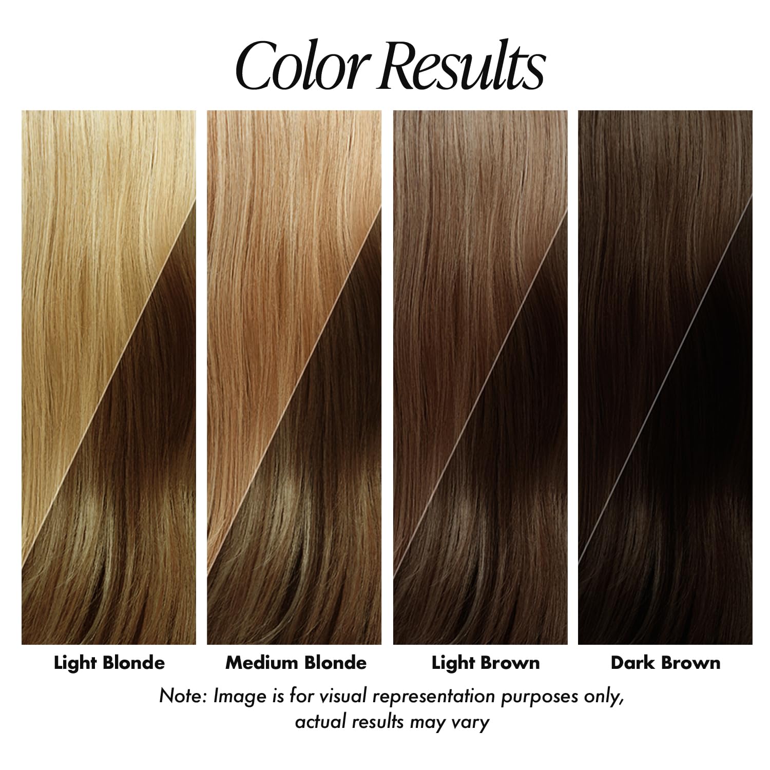 Creative Image Adore #048 Honey Brown color swatch on dark brown hair, adding subtle richness.