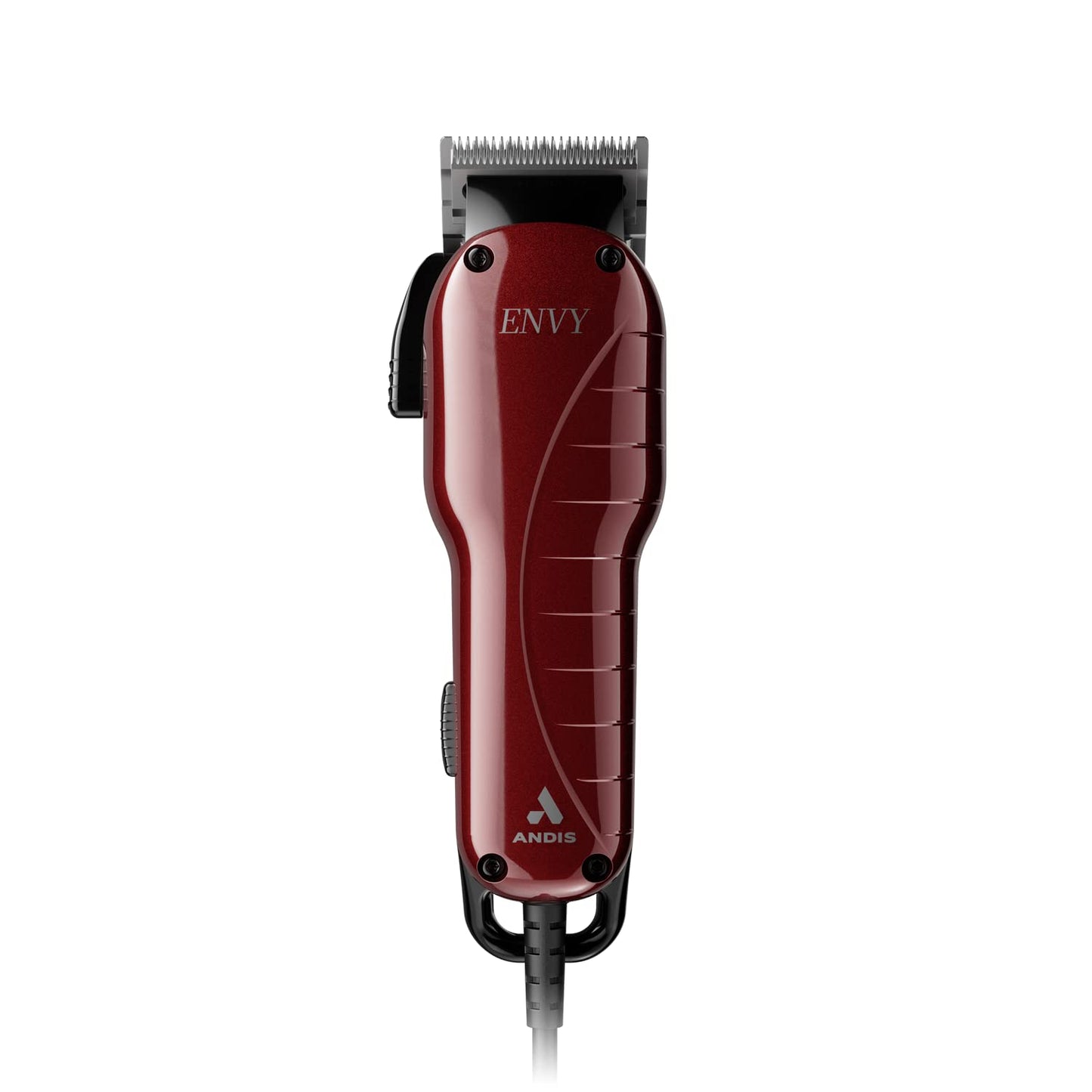 Andis 66680 Professional Envy Hair Clipper ?Çô High-Speed Adjustable Carbon-Steel Blade with Powerful Motor, 7200 Cutting Strokes Per Minute, Hanger Loop, Red & Black