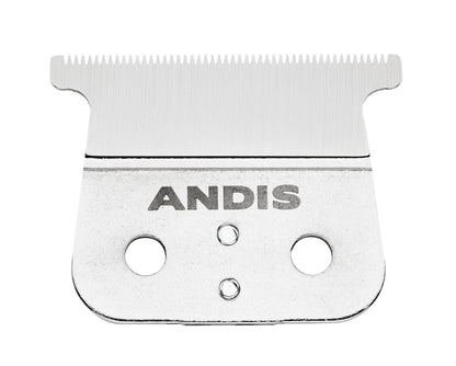 Andis T-Blade Replacement for T-Outliner, GTO, GO, and SLS Trimmers - Close Cutting, Zero Gapped, Silve