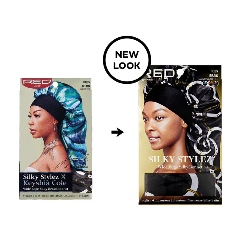 Red By Kiss - Silky Stylez Wide Edge Silky Bonnet for Braids (Luxury Assorted)