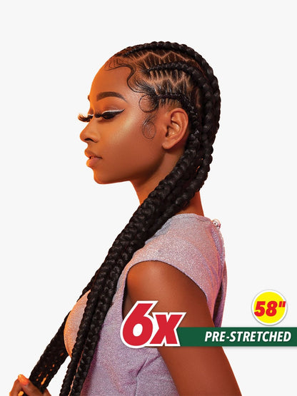 SB 6X X-PRESSION PRE-STRETCHED BRAID 58