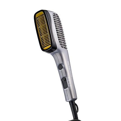 RED by KISS 1875 Ceramic Ionic Hair Styler with Detangler Pik, Professional Quick Blow Dry Comb, 4 Heat/Speed Settings, Cool Shot Button, Ideal for Curling & Straightening