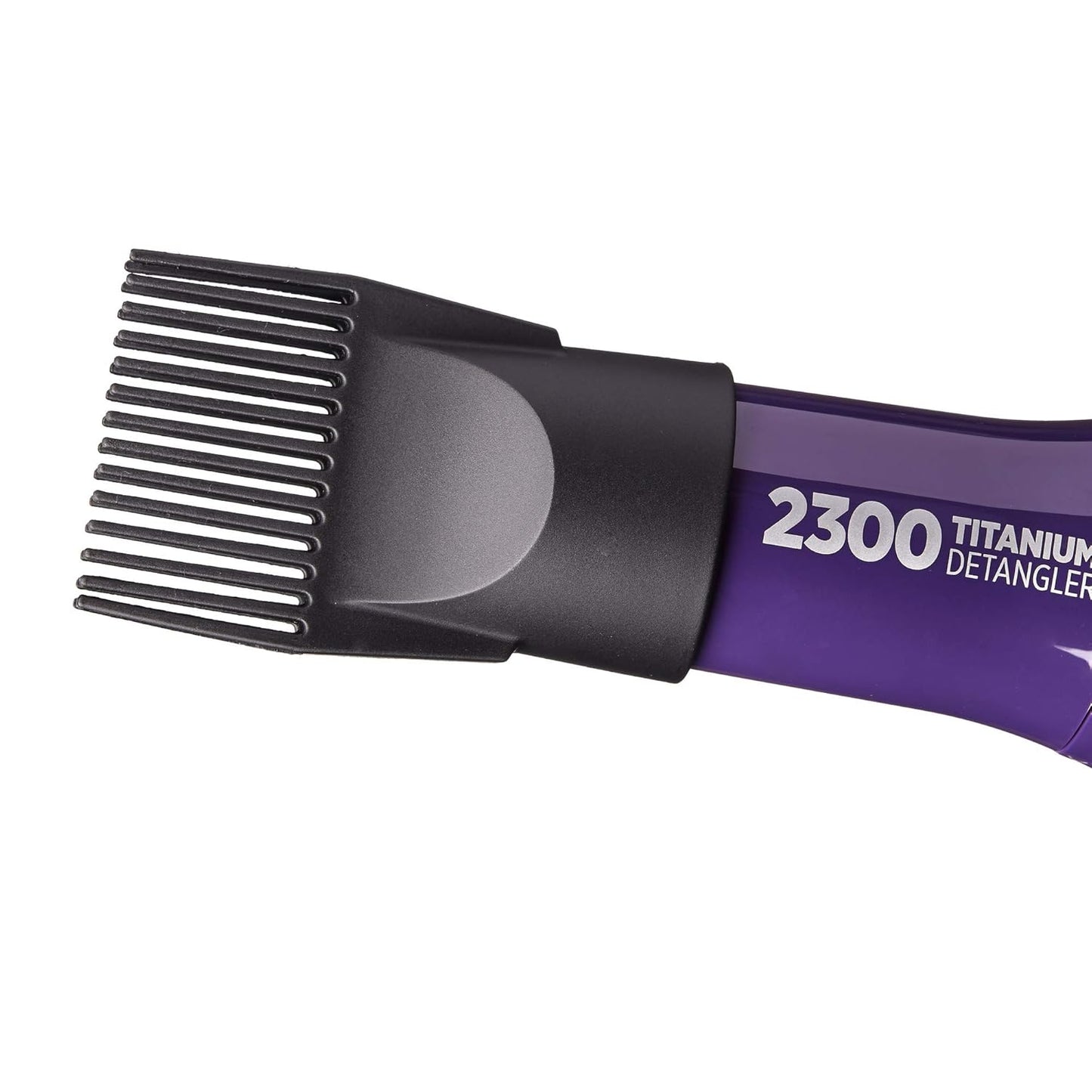 RED by Kiss Titanium 2300 Detangler Hair Dryer – Double Comb Layer Technology, 4X Faster Straightening, High Heat Resistant, Better Heat Distribution, 3 Bonus Titanium Detangler Piks, All Hair Types