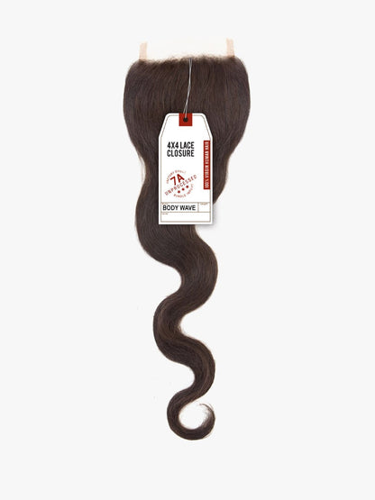 HH 4 X 4 BODY WAVE 14 CLOSURE-7A VIRGIN (B&N)