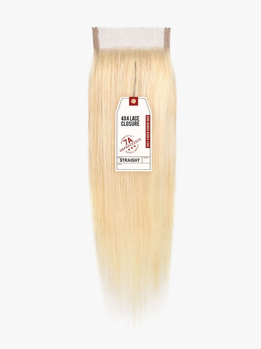 HH 4 X 4 STRAIGHT 10 CLOSURE-7A VIRGIN (B&N)