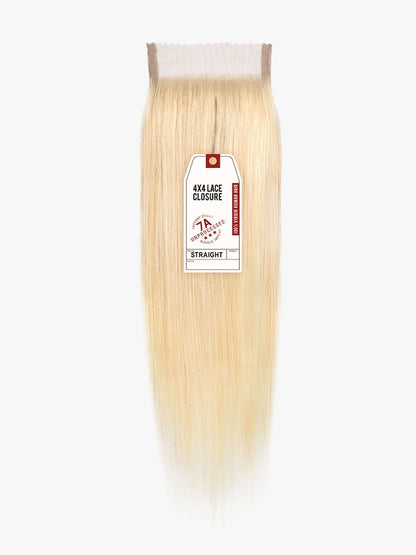 HH 4 X 4 STRAIGHT 12 CLOSURE-7A VIRGIN (B&N)