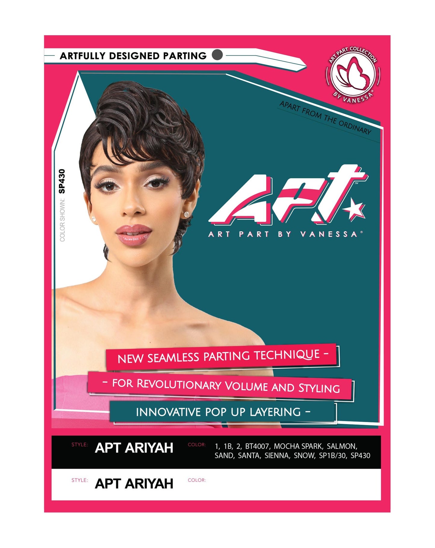 BY APT ARIYAH Pre-Styled Premium Wig - Side View