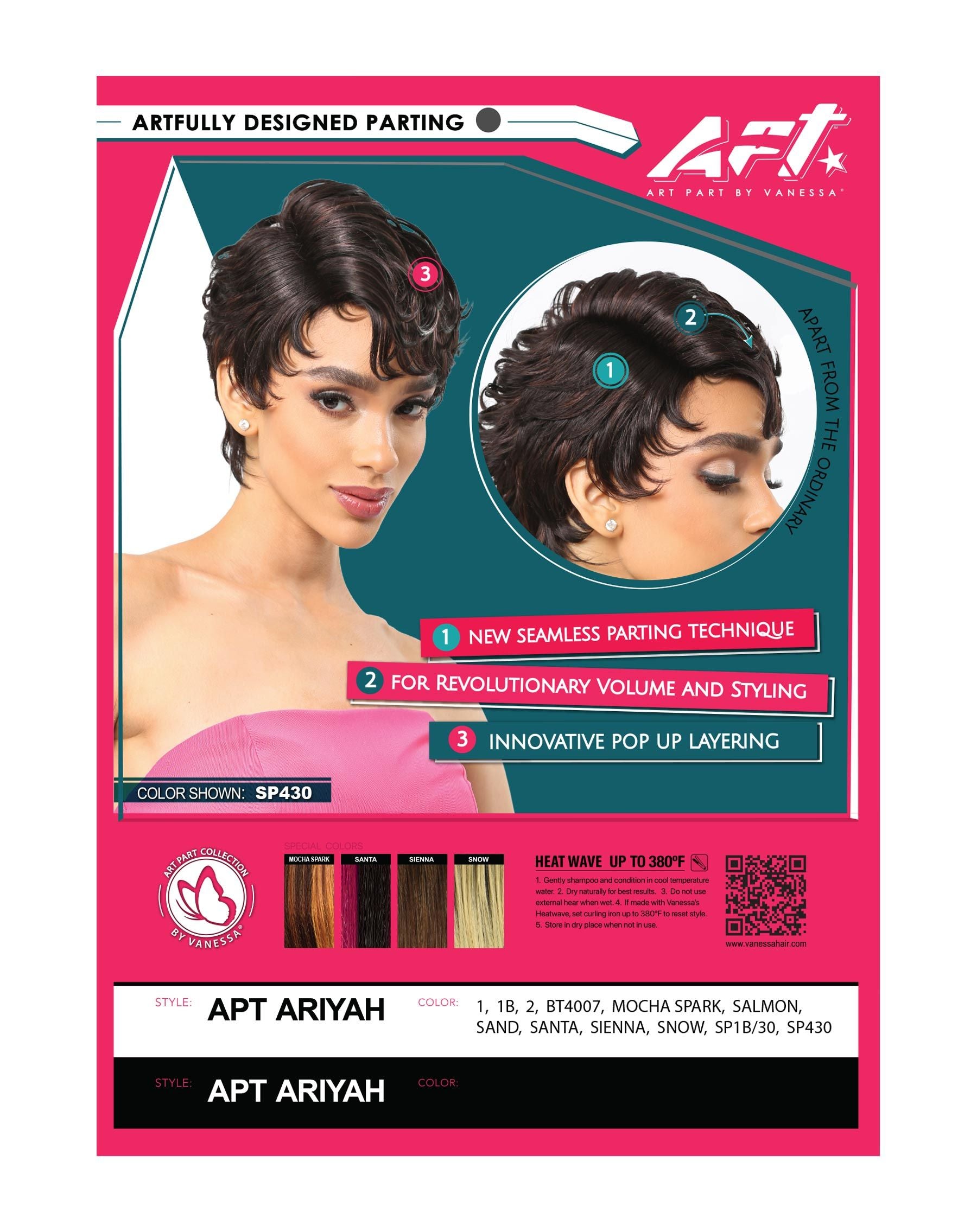 BY APT ARIYAH Pre-Styled Premium Wig - Back View