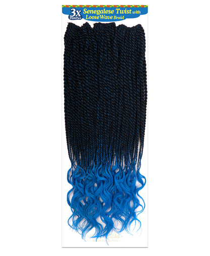Alitress Senegalese Twist with Loose Wave 20" (75 Strands)