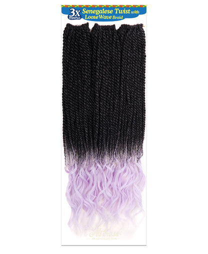 Alitress Senegalese Twist with Loose Wave 20" (75 Strands)