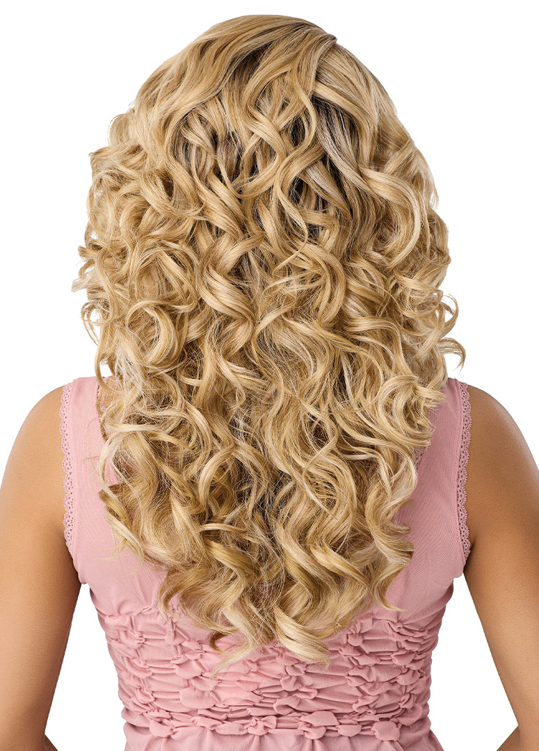 OT Outre AIRTIED 360 FLEXILACE Hollywood Curls 22 Wig - View 5