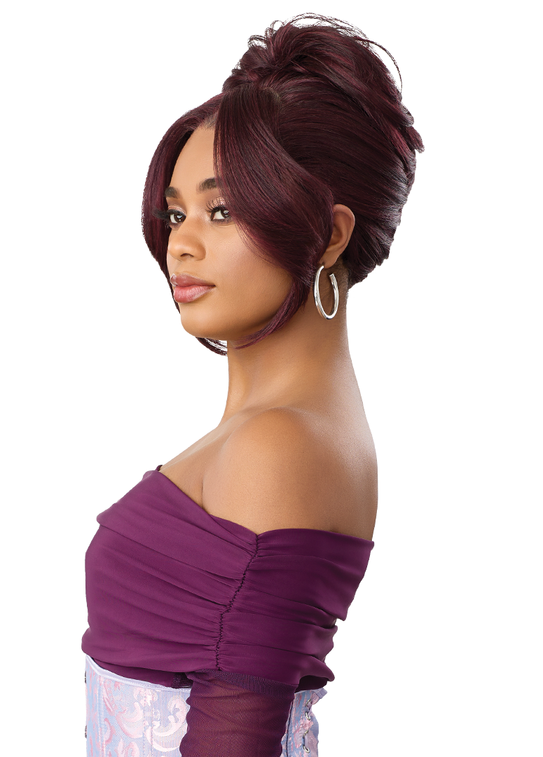 Outre AIRTIED 360 FLEXILACE HHB Silk Press Wig 24 - Side View