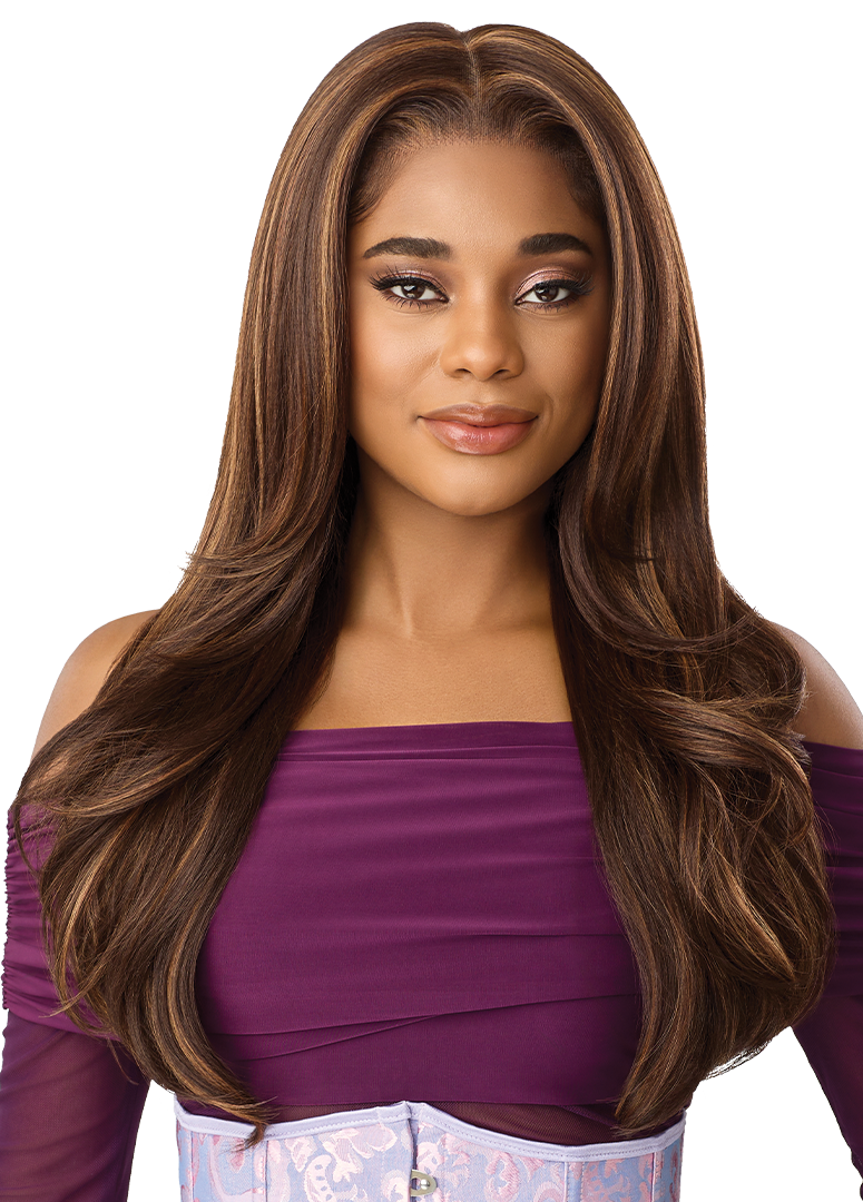 Outre AIRTIED 360 FLEXILACE HHB Silk Press Wig 24 - Main Product Image
