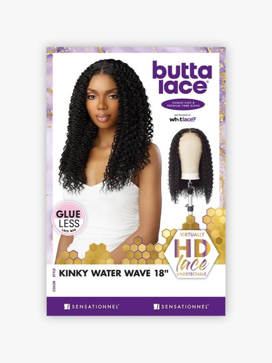 BUTTA LACE WIG - KINKY WATER WAVE 18 (HH MIXED)