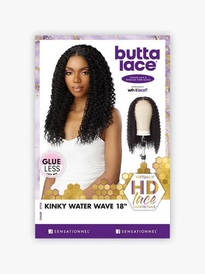BUTTA LACE WIG - KINKY WATER WAVE 18 (HH MIXED)
