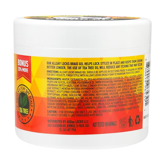 ALLDAY LOCKS BRAID GEL 10 OZ