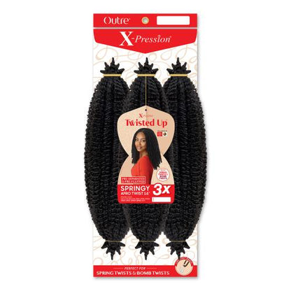 X-PRESSION - TWISTED UP - SPRINGY AFRO TWIST 16 3X - Hair Depot