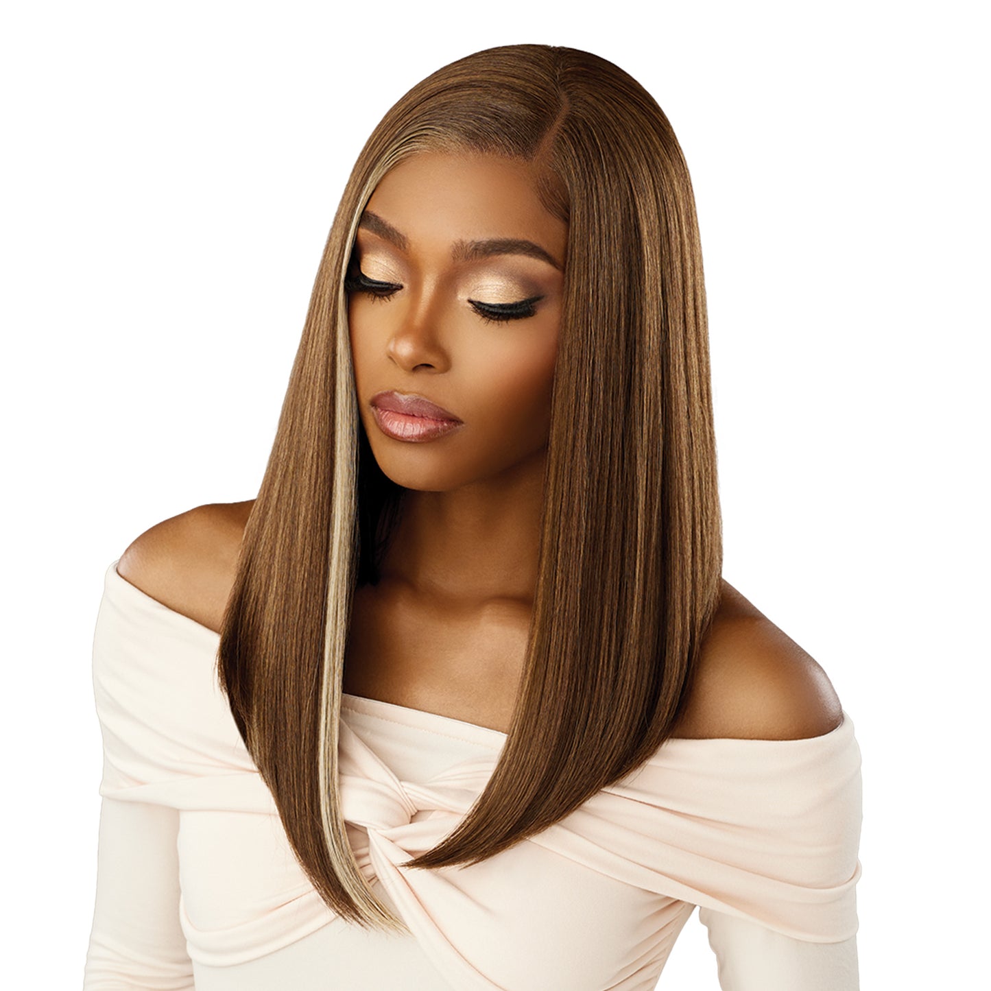 HZ Sensationnel Crowned Edge Lace Wig Blunt Lob 15” - Main Product Image