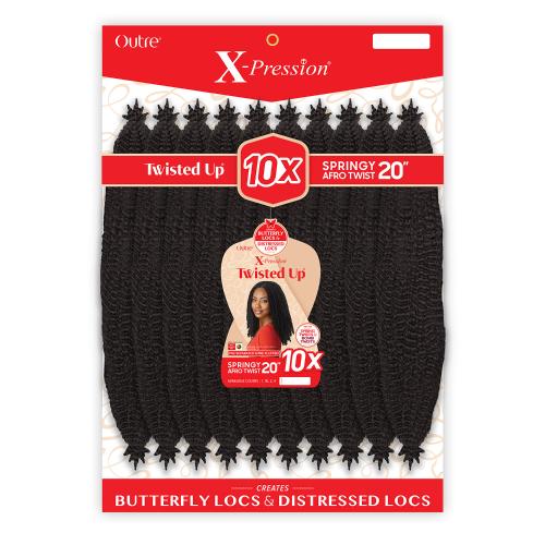 X-Pression Twisted Up Springy Afro Twist 20
