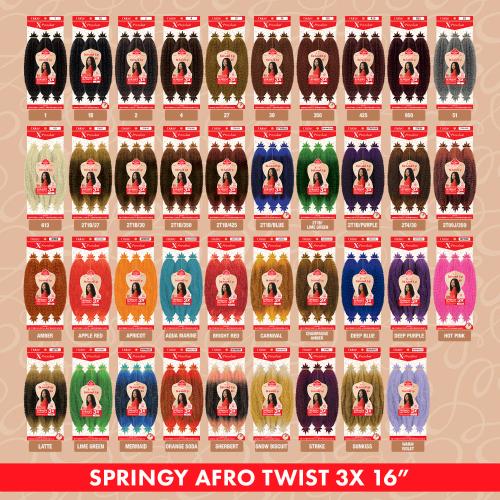 X-PRESSION - TWISTED UP - SPRINGY AFRO TWIST 16 3X - Hair Depot