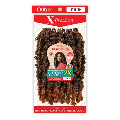 X-PRESSION - TWISTED UP - ORIGINAL BUTTERFLY LOCS 12 2X