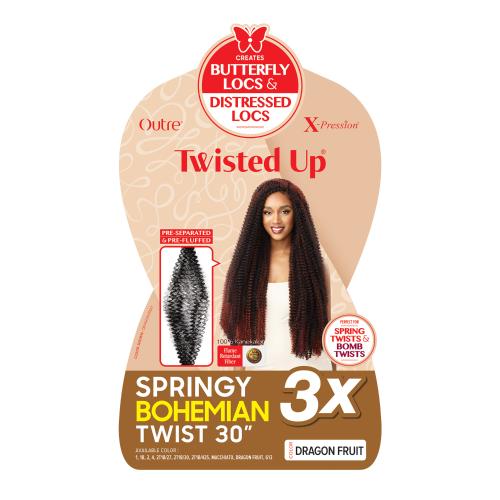 X-PRESSION - TWISTED UP - SPRINGY BOHEMIAN TWIST 30 3X