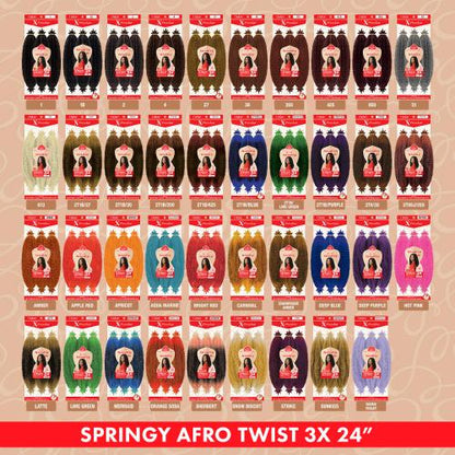 X-PRESSION - TWISTED UP - SPRINGY AFRO TWIST 24 3X - Hair Depot