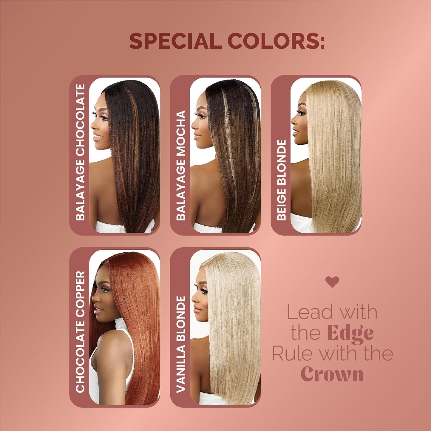 HZ Sensationnel Crowned Edge Lace Wig Blunt Lob 15” - View 5