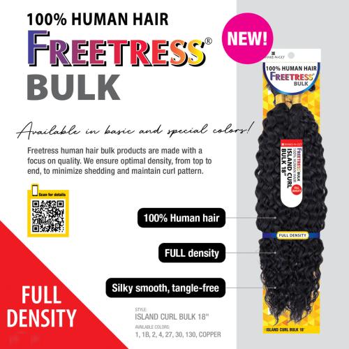 HR ISLAND CURL BULK 18" FREETRESS