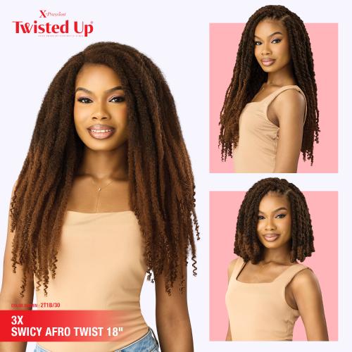 X-PRESSION - TWISTED UP - SWICY AFRO TWIST 18 3X