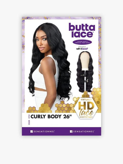 BUTTA LACE WIG - CURLY BODY 26(HH MIXED)