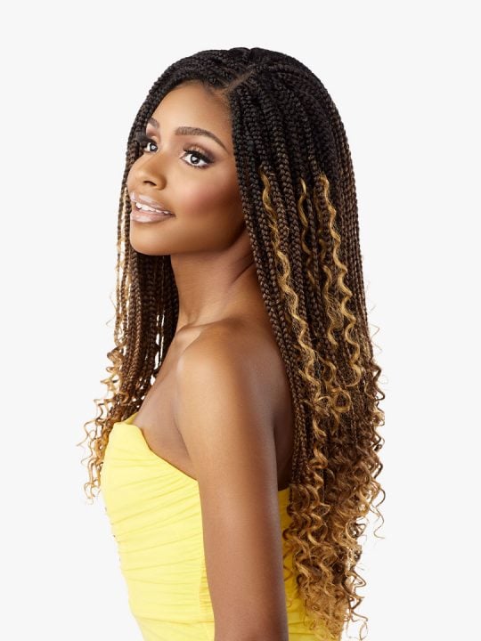 CLOUD 9 4X4 BRAIDED LACE WIG BOHO BOX BRAID 30