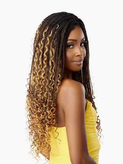 CLOUD 9 4X4 BRAIDED LACE WIG BOHO BOX BRAID 30