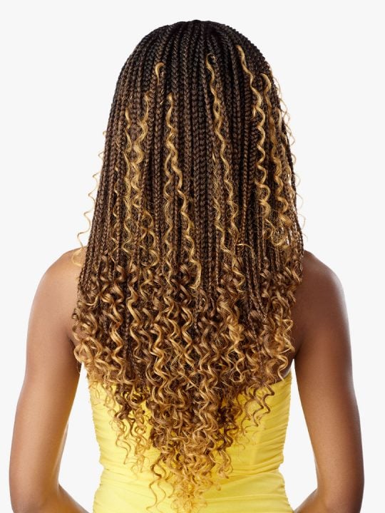 CLOUD 9 4X4 BRAIDED LACE WIG BOHO BOX BRAID 30