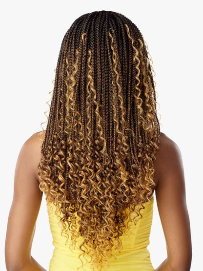 CLOUD 9 4X4 BRAIDED LACE WIG BOHO BOX BRAID 30