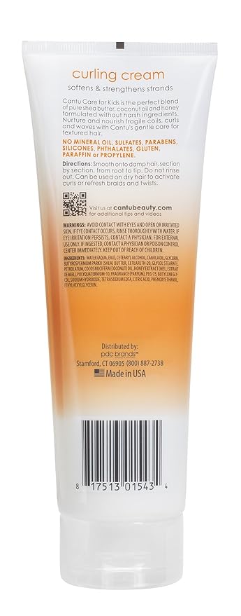 Cantu Kids Curl Refresher Spray - Shea Butter, Coconut Oil & Honey (8 oz)