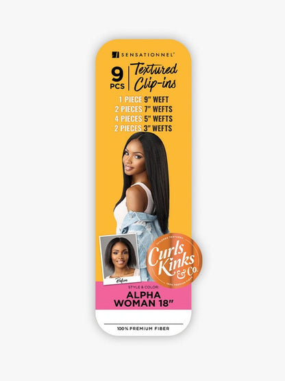 CLIP-IN ALPHA WOMAN 18 - CURLS KINKS & CO