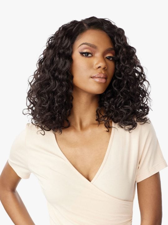 KINKY EDGE 13X6 LACE WIG - KINKY NATURAL WAVE 14 (CK&CO)