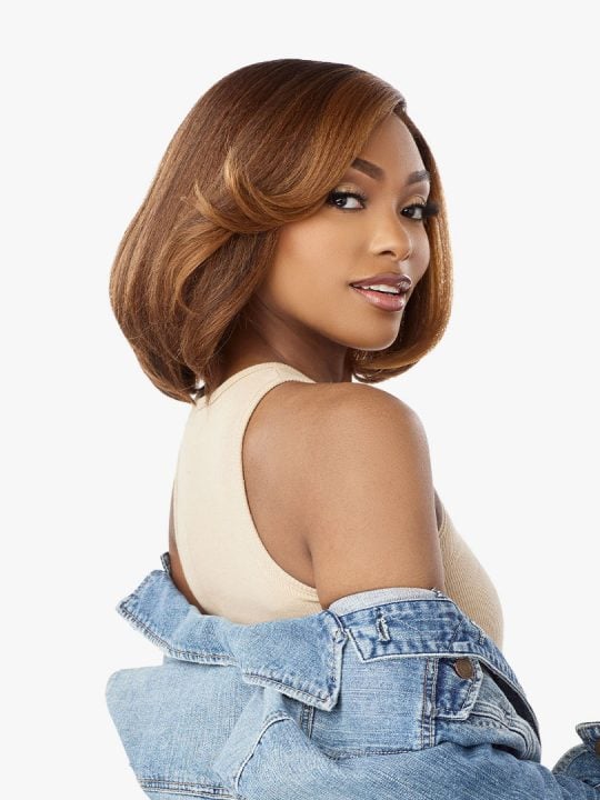 KINKY EDGE Y-PART LACE WIG - KINKY CHIC BOB 12 (CK&CO)
