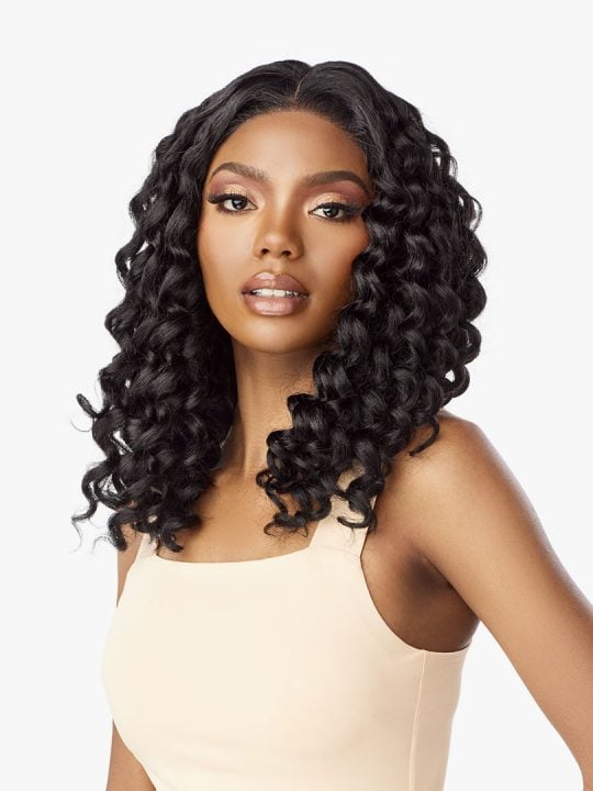 KINKY EDGE Y-PART LACE WIG - KINKY ROD CURL 18 (CK&CO)